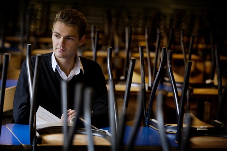 Trods få undervisningstimer på universitetet forventer Bo Blichfeldt Henriksen at blive færdig som historiker på den nomerede tid til sommer. 