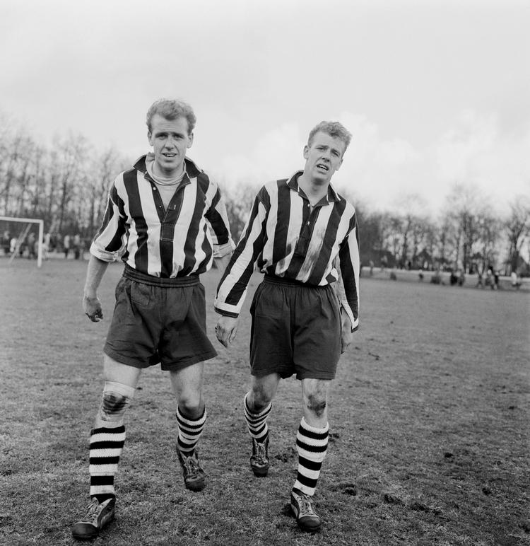 Tvillingerne Bent Rasmussen og Egon Rasmussen fra dengang, hvor Køge Boldklub var en magtfaktor i dansk fodbold. De spillede for klubben i perioven maj 1958 til maj 1965. 
