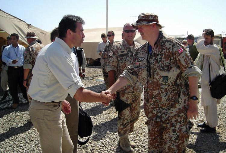 Anders Fogh Rasmussen er en stærk kandidat til Natos toppost. Blandt andet fordi Danmark har mange soldater på internationale missioner, som her i Afghanistan. 