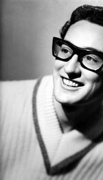 Mange af vore dages største rocknavne nævner Buddy Holly som inspirationskilde i samme åndedrag, som de nævner eksempelvis Elvis Presley. Foto: Redferns 