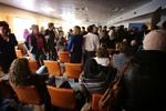 Studerende holder protestmøde på Roskilde Universitet. Arkivfoto 
