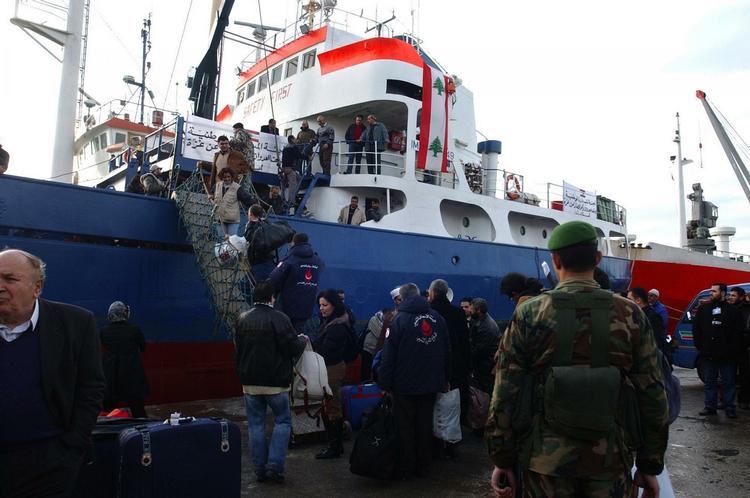 'Al-Ikhwa' inden afgangen fra Tripoli. 
