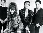 Poison Ivy og Lux Interior i centrum af dette arkivfoto af The Cramps. Pr-foto. 