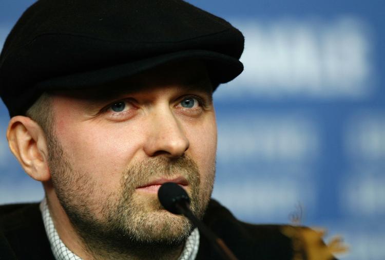 Svenske Lukas Moodysson på pressemødet for 'Mammoth', der deltager i hovedkonkurrencen ved Berlinalen. 