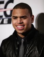 Chris Brown fotograferet til før-fest til Grammyarrangementet lørdag. 