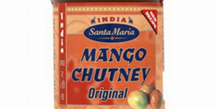 Glas med Santa Marias Mango Chutney Original er fundet tre gange med for højt indhold af ftalater i skruelåget. 