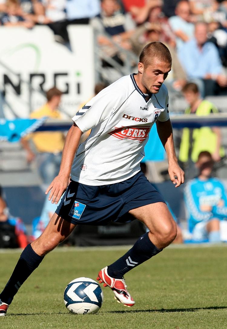 Jakob Poulsen er den første A-landsholdsspiller fra AGF siden Stig Tøfting. Arkivfoto. 
