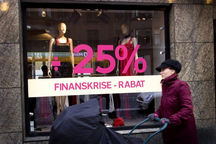 Julehandlen gik næsten helt i stå i november og december. Samlet gik de danske firmaers salg tilbage med hele 4 mia. kr. Arkivfoto. 