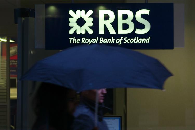 Den britiske stat måtte købe tæt på 60 procent af aktierne i Royal Bank of Scotland i efteråret, da banker på stribe kom i økonomiske vanskeligheder. 