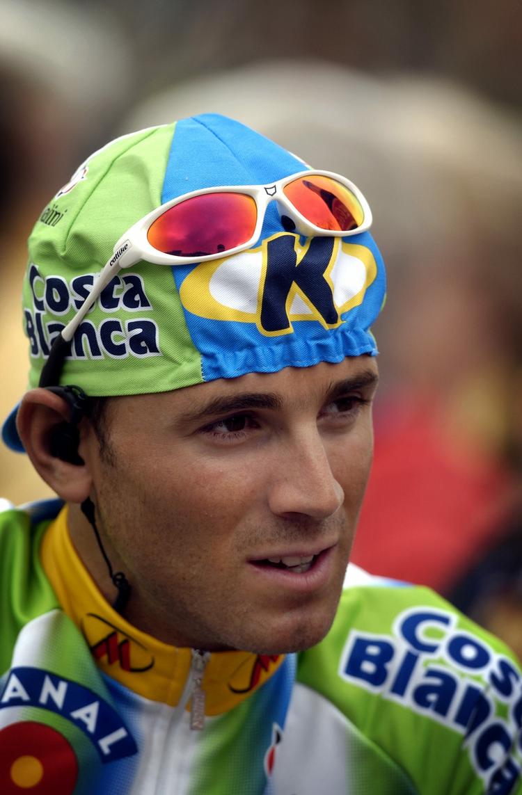 Alejandro Valverde styrtede lige før målstregen i dagens løb på Mallorca. Arkivfoto 