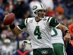 Brett Favre nåede at kyle bolden af sted til 464 touchdowns i sin NFL-karriere, som sluttede med en enkelt sæson i New York Jets. Arkivfoto. 