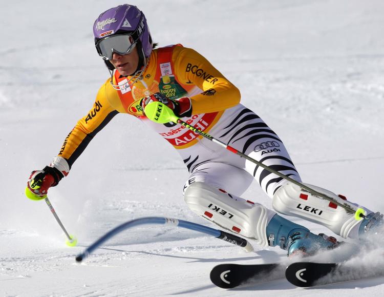 Maria Riesch har vundet sin første VM-medalje. 