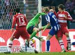 Klumpspil førte til Bayern Münchens udligning. Men det var ikke nok mod Hertha Berlin. 