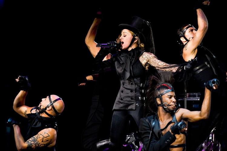 Foto fra Madonna-koncert i Horsens. 