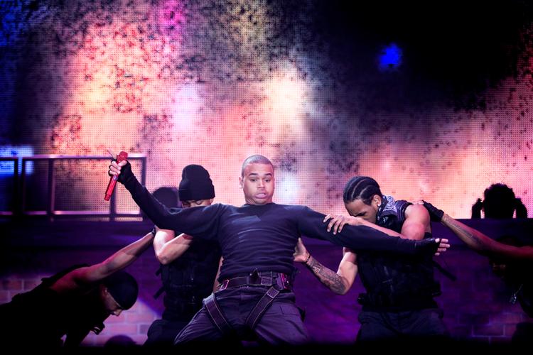 Chris Brown gav koncert i København i slutningen af januar. 