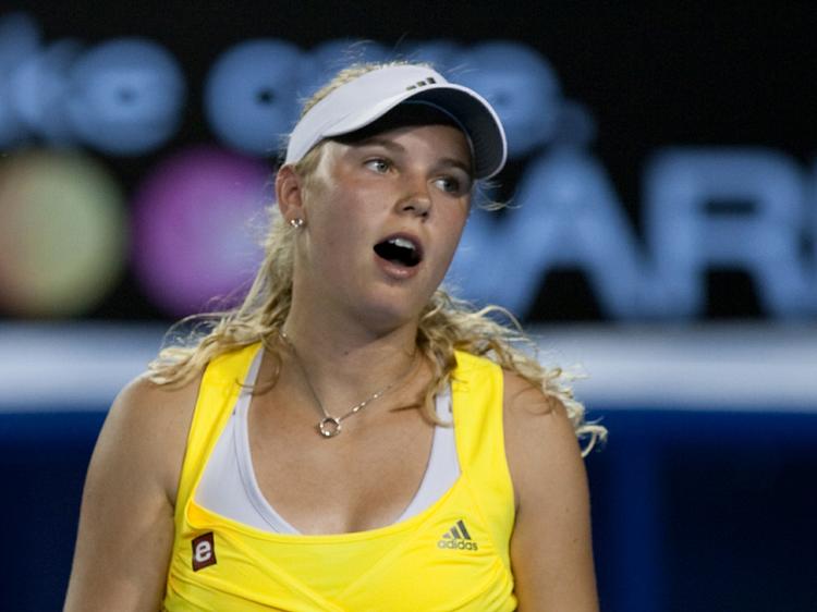 Caroline Wozniacki blev slået ud i kvartfinalen af sin slovakiske modstander. Arkivfoto. 