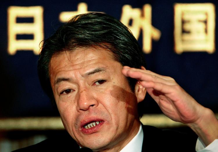 Shoichi Nakagawa er blevet stærkt kritiseret for sin optræden ved et pressemøde i weekenden. Arkivfoto 