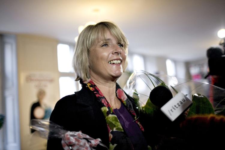 Hanne-Vibeke Holst modtog prisen klokken 14.30. 