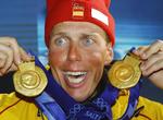 Johann Mühlegg vandt to gange OL-guld i Salt Lake City i 2002, men blev efter et næsten to år langt juridisk tovtrækkeri frataget medaljerne. Arkivfoto. 