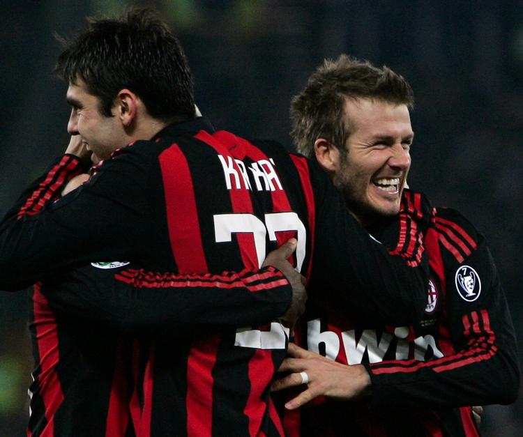 Kaka håber på flere kampe sammen med David Beckham. Arkivfoto. 