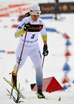 Britta Norgren kommer ikke til starte i VM's første konkurrence. Hun er faldet for de blodregler FIS indførte i 2006. Arkivfoto. 