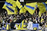 12.882 tilskuere overværede Brøndbys hjemmekamp mod AC Horsens, der gav hjemmesejr på 4-3. Arkivfoto. 