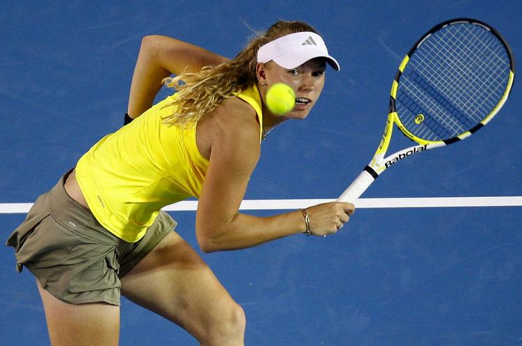 Caroline Wozniacki kan se frem til to kampe i dag. 