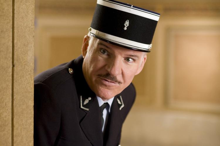 Steve Martin som Inspector Clouseau. 