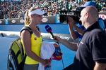 Caroline Wozniacki er i årets første semifinale. Arkivfoto. 