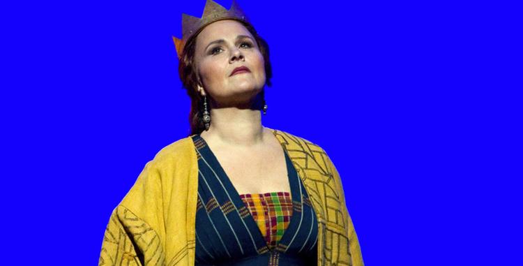 Katarina Dalayman – en international stjerne på dagens Wagnerfirmament – gjofde 'Liebestod' fra 'Tristan og Isolde' til en nydelse. PR-foto. 