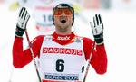 Petter Northug var 3,1 sekund hurtigere end svenske Anders Södergren. 