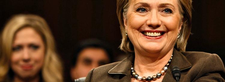 I forbindelse med Senatets godkendelse af Hillary Clinton holdt hun en tale, som handlede om begrebet smart magt. Tanken er, at USA skal bruge det fulde arsenal af redskaber i sin udenrigspolitik, fra militær til kulturel magt. Foto: Gerald Herbert 