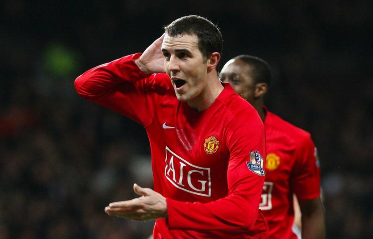 Manchester Uniteds forsvarsspiller, John O'Shea, har problemer med hælen og er tvivlsom til kampen i morgen mod Inter. Arkivfoto. 