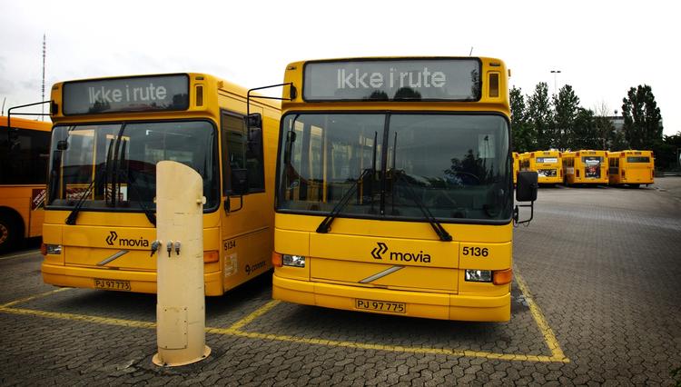 Flere buslinjer er indstillet i dag i Københavnsområdet som følge af strejke blandt chaufførerne. 