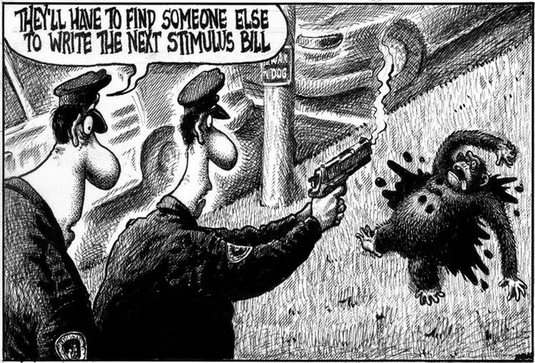 Direktøren for The New York Post indrømmer, at det var en fejl at bringe denne karikatur i sidste uge. 