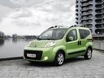 Fiat Qubo - nyt tilbud blandt de praktiske familiebiler. Den har bl.a. skydedør i begge sider. 