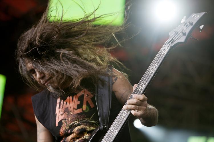Tom Araya og vennerne i Slayer ynder at provokere. Arkivfoto. 