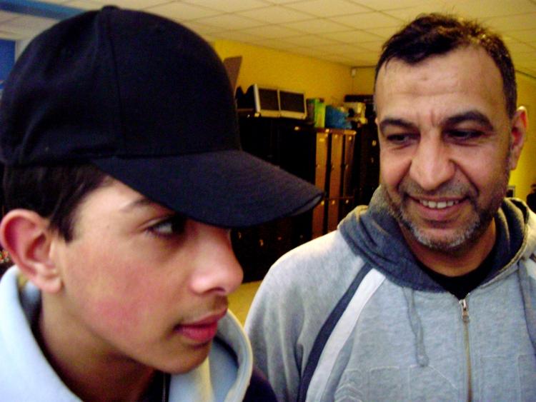 Khalid Alsubeihi er leder af aktivitetsklubben Nørrebronx og Hammad Hammad med kasketten har været medlem af klubben siden den startede. 