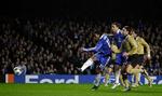 Efter 12 minutter scorede Didier Drogba sit andet mål i denne Champions League-sæson. 