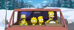 Familien Simpson er her på tur et stykke fra hjembyen Springfield i The Simpsons Movie. 