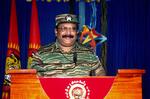 Velupillai Prabhakaran på et foto fra efteråret 2008. 