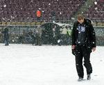 Brede Hangeland kom ikke i kamp i 2006, da Farum Park var dækket af sne, så FC Nordsjælland-FC København måtte udsættes fra 26. marts. Arkivfoto. 