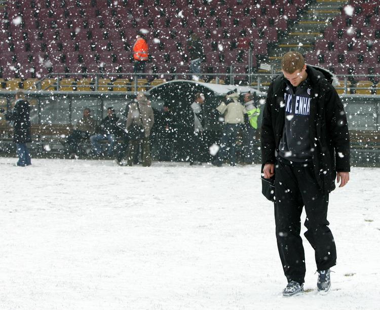 Brede Hangeland kom ikke i kamp i 2006, da Farum Park var dækket af sne, så FC Nordsjælland-FC København måtte udsættes fra 26. marts. Arkivfoto. 