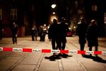 Politiet havde i aftes afspærret området på Nørrebro, hvor en 32-årig blev  skudt. 