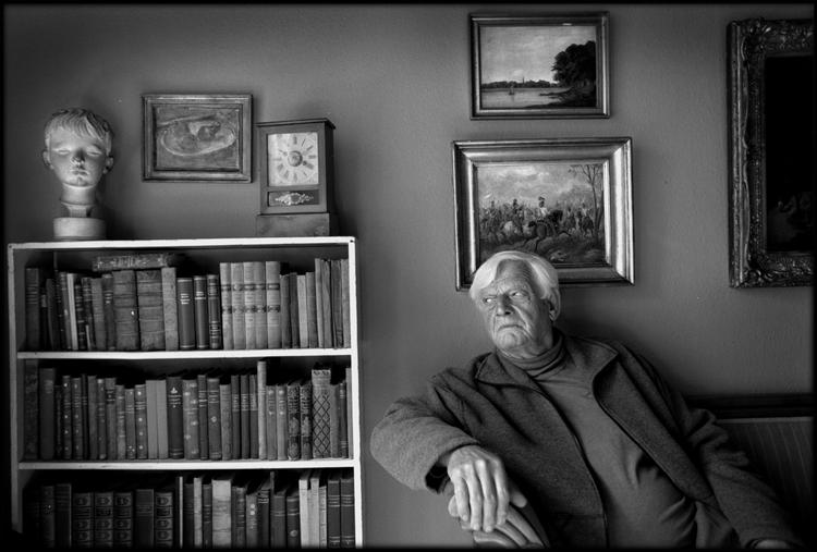 Tage Voss er dybt bekymret - bl.a. for litteraturens fremtid.  Arkivfoto: Jakob Carlsen 