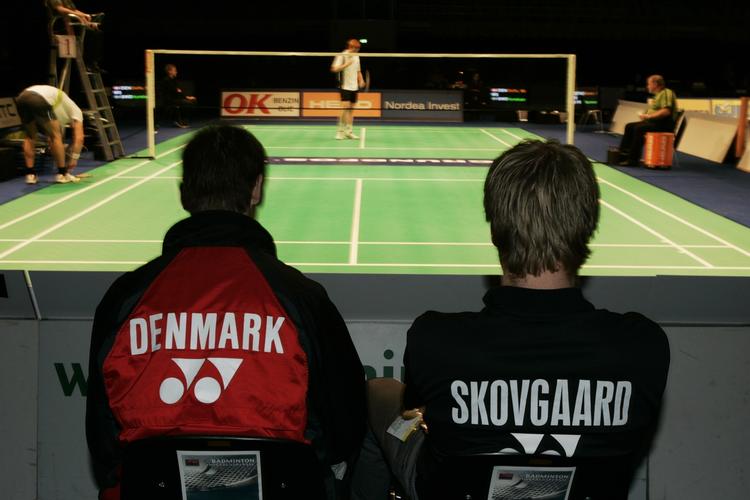 Christian Skovgaard (th.) lever fortsat i doublerækken ved All England, hvor Hans-Kristian Vittinghuis (tv.) tabte i kvalifikationsturneringen. Arkivfoto. 
