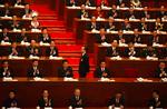 Kinas premierminister Wen Jiabao på kommunistpartiets kongres i Beijing i dag. 