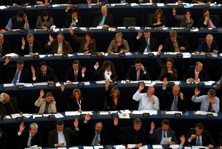 Europarlamentet fotograferet i 2006. 