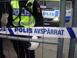 Der er talstærkt politi på gaden i Malmø for at holde styr på de mange demonstranter.  Også i går, da dette billede blev taget, var ordensmagten på stikkerne. 