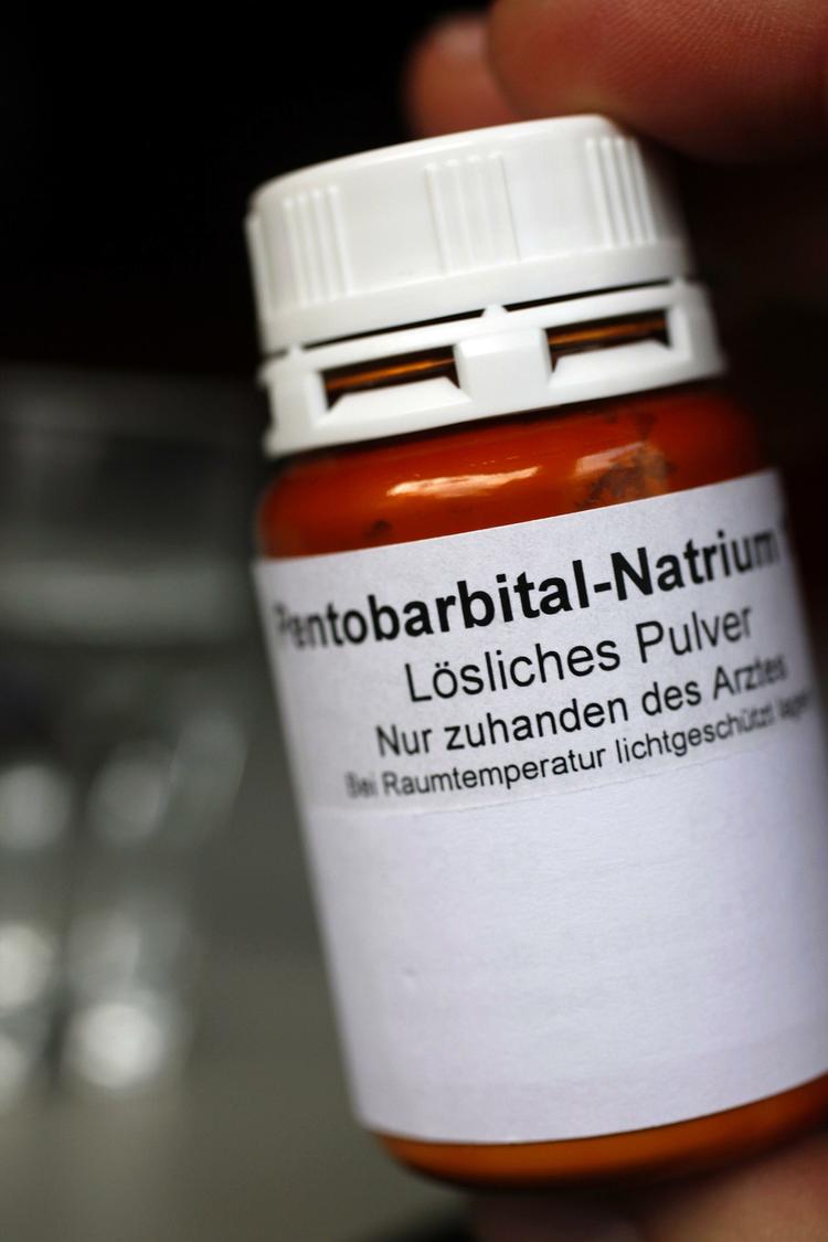 Stoffet Natrium Pentobarbital, med hvilken man kan dræbe sig selv uden smerter. 